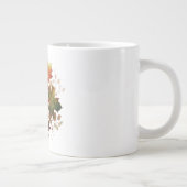 紅葉と花秋ブーケアート ジャンボコーヒーマグカップ (右)