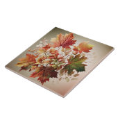 紅葉と花秋ブーケアート タイル (側面)