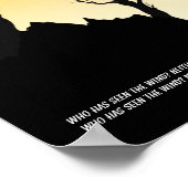 紅葉と風の詩 ポスター (角)