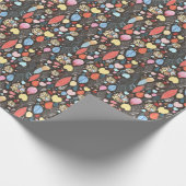 紅葉と鳥。 ラッピングペーパー (角)