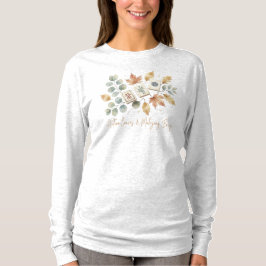 紅葉と麻雀の秋風 ビンテージ Tシャツ