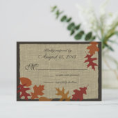 紅葉とBurlap RSVP (スタンド正面)