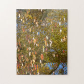 紅葉とGreenbeltでのストリーム反射 ジグソーパズル (縦)