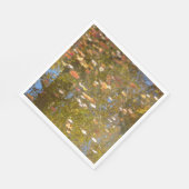 紅葉とGreenbeltでのストリーム反射 スタンダードランチョンナプキン (角)