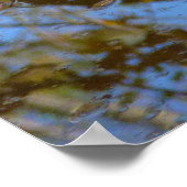 紅葉とGreenbeltでのストリーム反射 ポスター (角)