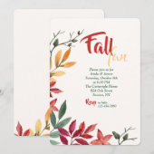 紅葉のご案内 招待状 (正面/裏面)