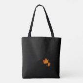 紅葉のたそがれの焚き火 トートバッグ (裏面)