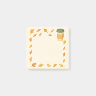 紅葉のほっこりオータムコーヒー ポストイット