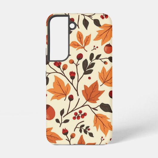 紅葉のほっこりiPhoneケース Samsung Galaxyケース (裏面)