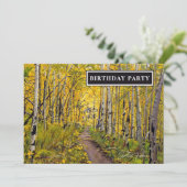 紅葉のアスペン ツリーの森 (スタンド正面)