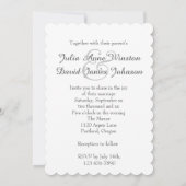 紅葉のアスペン ツリー カスタム ウェディング 招待状 (裏面)