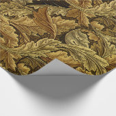 紅葉のウィリアム・モリスのヴィンテージパターン ラッピングペーパー (角)