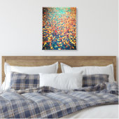 紅葉のウェットフォレストパス キャンバスプリント (インサイチュ (寝室))