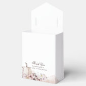 紅葉のオレンジ色とパステルカラーに感謝 フェイバーボックス (オープン)