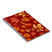 紅葉のオータムカラー ノートブック (右側)