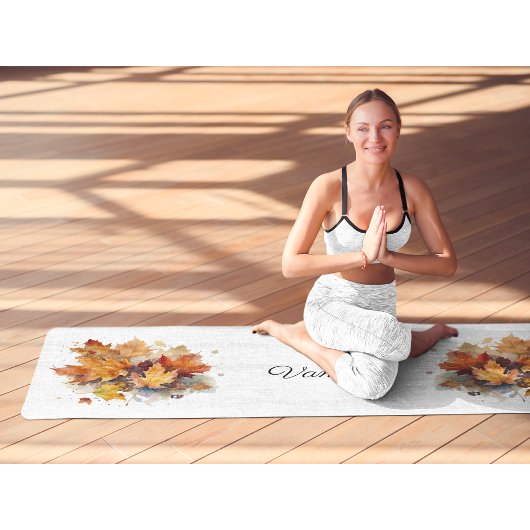 紅葉のカスタマイズが可能 ヨガマット