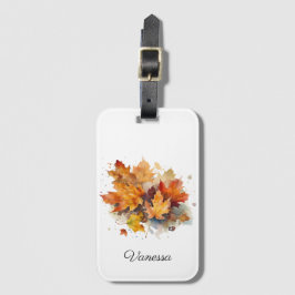 紅葉のカスタマイズが可能 ラゲッジタグ