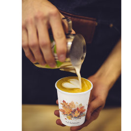 紅葉のカスタマイズが可能 紙コップ