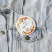 紅葉のカボチャメイド・オブ・オーナー（花嫁付き添い人） 缶バッジ (インサイチュ)