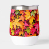 紅葉のカラーが可愛いサーモスタンブラー (左面)