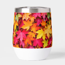 紅葉のカラーが可愛いサーモスタンブラー