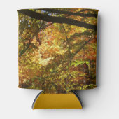 紅葉のキャノピーI黄色の秋自然 缶クーラー (正面)