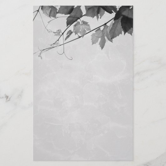 紅葉のゴシック様式文房具 便箋 (正面)