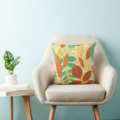 紅葉のシームレスなパターン クッション (椅子)