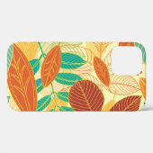 紅葉のシームレスなパターン Case-Mate iPhoneケース (裏面 (横))