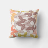 紅葉のトーン（暖色） クッション (裏面)