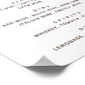 紅葉のドリンク結婚バー ポスター (角)