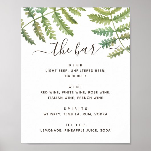 紅葉のドリンク結婚バー ポスター (正面)