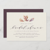 紅葉のブライダルシャワー 案内状 (正面/裏面)