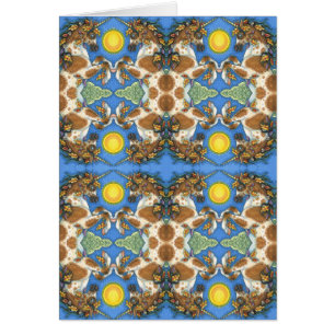 紅葉のユニコーンのスタリオン、馬のカード