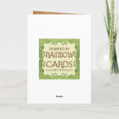 紅葉のリース シーズンカード (裏面)