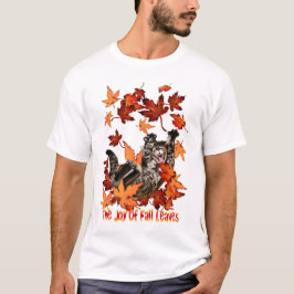 紅葉のワイシャツの喜び Tシャツ