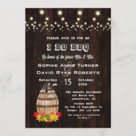 紅葉のワインバレルビュッフェ　秋のBBQ 招待状