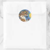 紅葉の一角牡馬、飼育馬 ラウンドシール (バッグ)