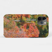 紅葉の丘の色彩豊かな秋の自然写真 Case-Mate iPhoneケース (裏面(横))