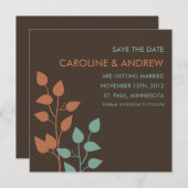 紅葉の二重大枝は日付カードを救います セーブザデート (正面/裏面)