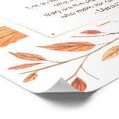 紅葉の友情と感謝祭 ポスター (角)