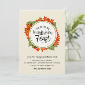 紅葉の友情/感謝祭の饗宴 招待状 (スタンド正面)