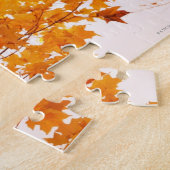 紅葉の反射 ジグソーパズル (側面)