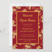 紅葉の収穫 オープンハウス 招待状 (正面)