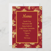 紅葉の収穫 オープンハウス 招待状 (裏面)