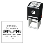 紅葉の名前差出人住所W.1#2 セルフインキングスタンプ (インサイチュ)