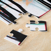 紅葉の名所・黒いシルエット ジグソーパズル (側面)