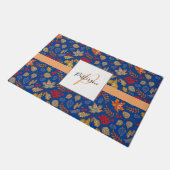 紅葉の家名表記 ドアマット (アングル)