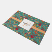 紅葉の家名表記 ドアマット (アングル)