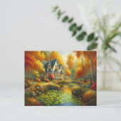 紅葉の家湖 ポストカード (スタンド正面)